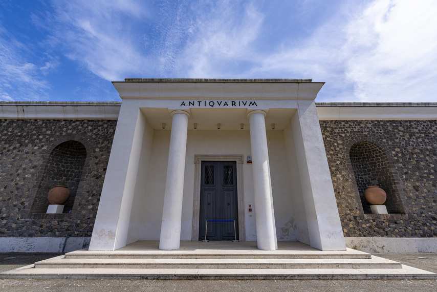 Ingresso principale dell'Antiquarium di Pompei